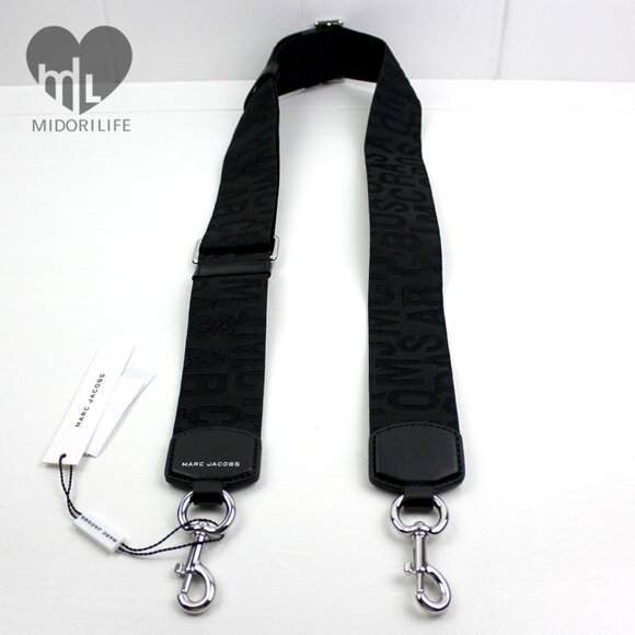 MARC JACOBS The Logo Webbing Strap – Jumbled Logo Block Print - Picture 2 of 9